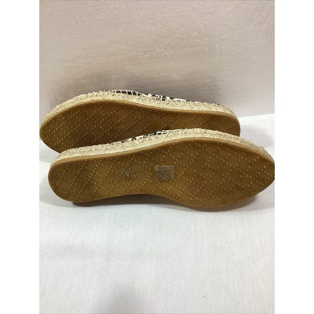 Gucci Canvas Butterfly Flora Espadrilles Flats Women's Size‎ 38 US 8 SKU #3057